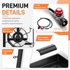 image:imageOutvita 3 Burner Propane Gas Stove for Outdoor Cooking 225000 BTU  Camping Cooker with Windscreen for Cooking BBQ Baking Turkey FryingFour Burners