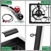 image:imageOutvita 3 Burner Propane Gas Stove for Outdoor Cooking 225000 BTU  Camping Cooker with Windscreen for Cooking BBQ Baking Turkey FryingThree Burners