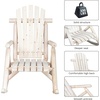 image:imageOutvita Wooden Rocking Chair for Garden Patio Backyard Porch Dark BrownNatural